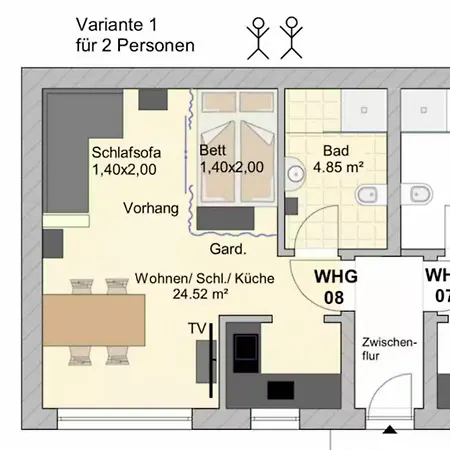 아파트 Gemuetlich 7, Netflix Und Kaffee Frei, Parken Vor Der Tuer *